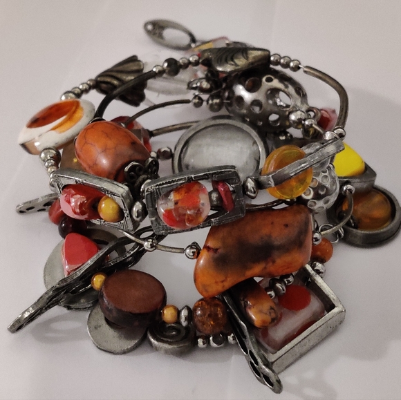 Y2K Artisan Memory Wrap Wrist Bracelet - Picture 3 of 12